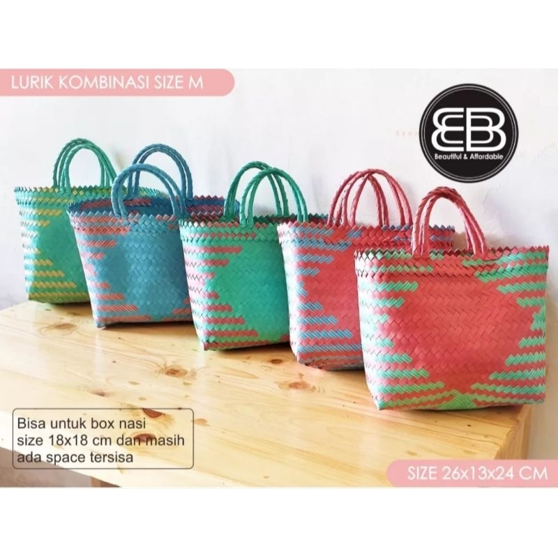 Tas Anyaman Plastik Size M (Medium) | Tas Berkat