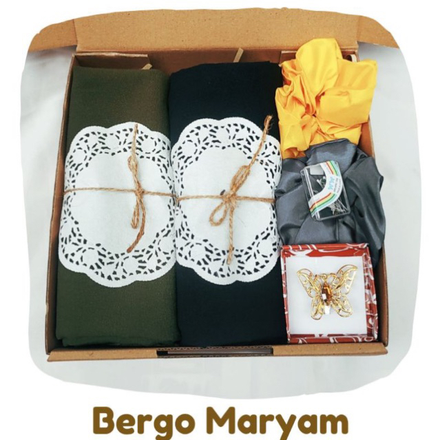 GIFT BERGO BY HAMPERS LAMONGAN / KADO / HADIAH / AESTHETIC / HIJAB / BOX