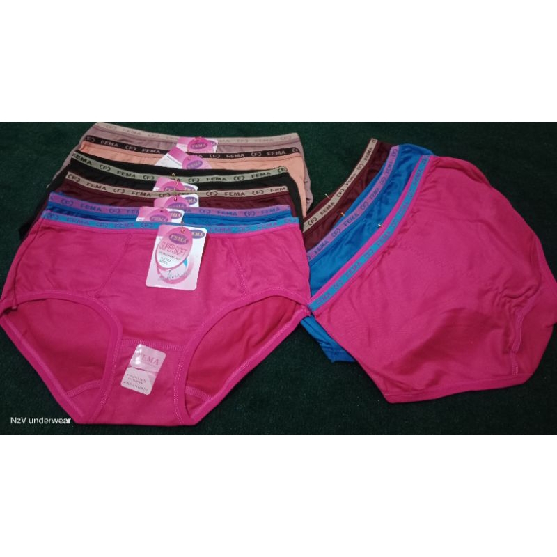 CD Fema lusinan / 6 pcs celana dalam fema murah