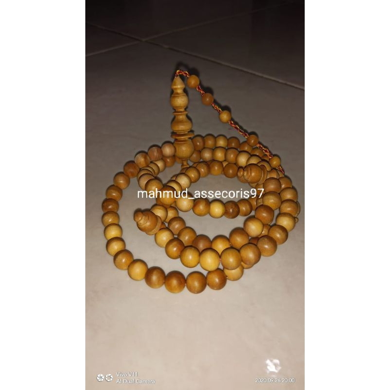 tasbeh kayu Cendana Kupang asli / tasbeh Budha japamala Cendana Kupang asli / tasbeh kayu Cendana wa