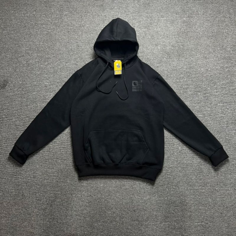 sweater hoodie charhartt full black