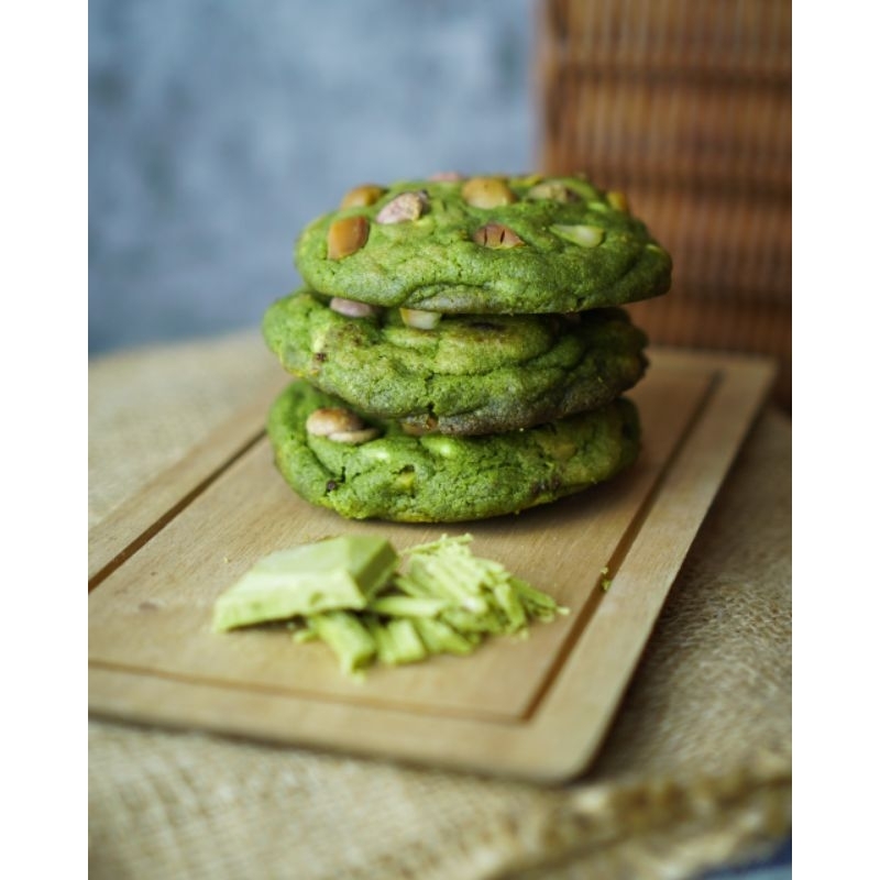 

Matcha Macadamia Cookies