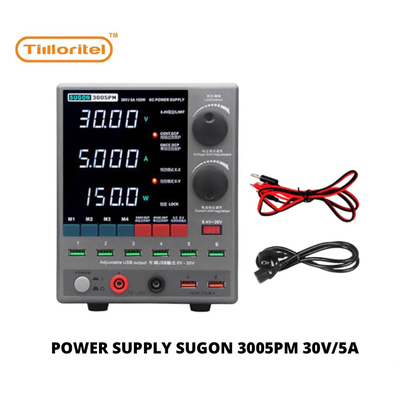 POWER SUPPLY SUGON 3005PM 30V 5A ORIGINAL