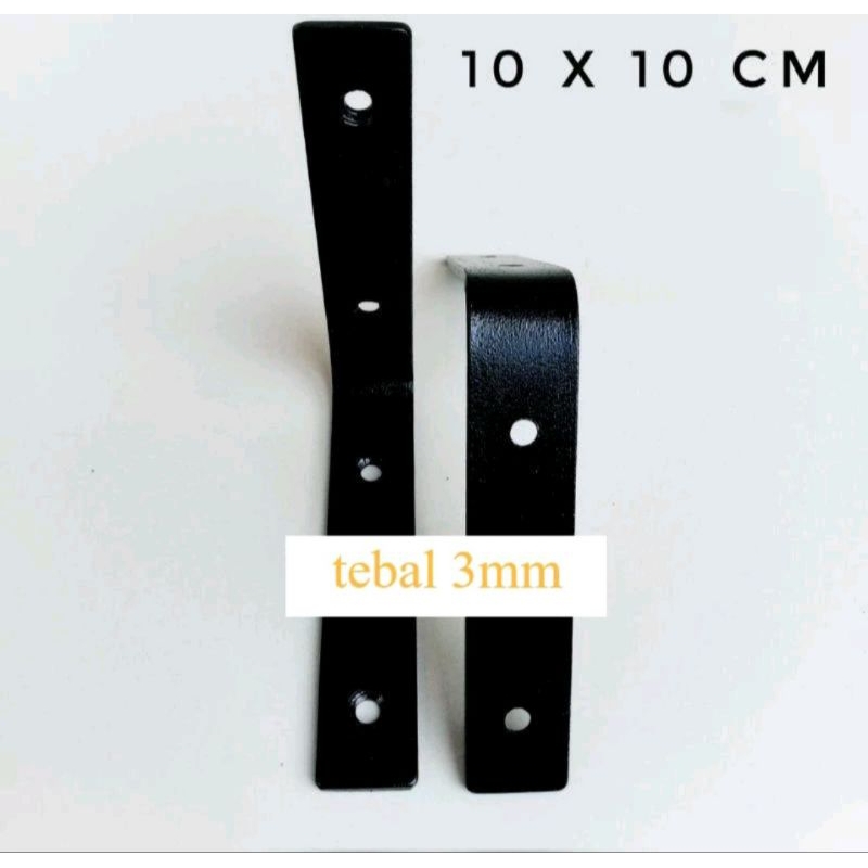 Besi Siku Plat Siku L Bracket Siku L Penyangga Papan Ambalan Dinding