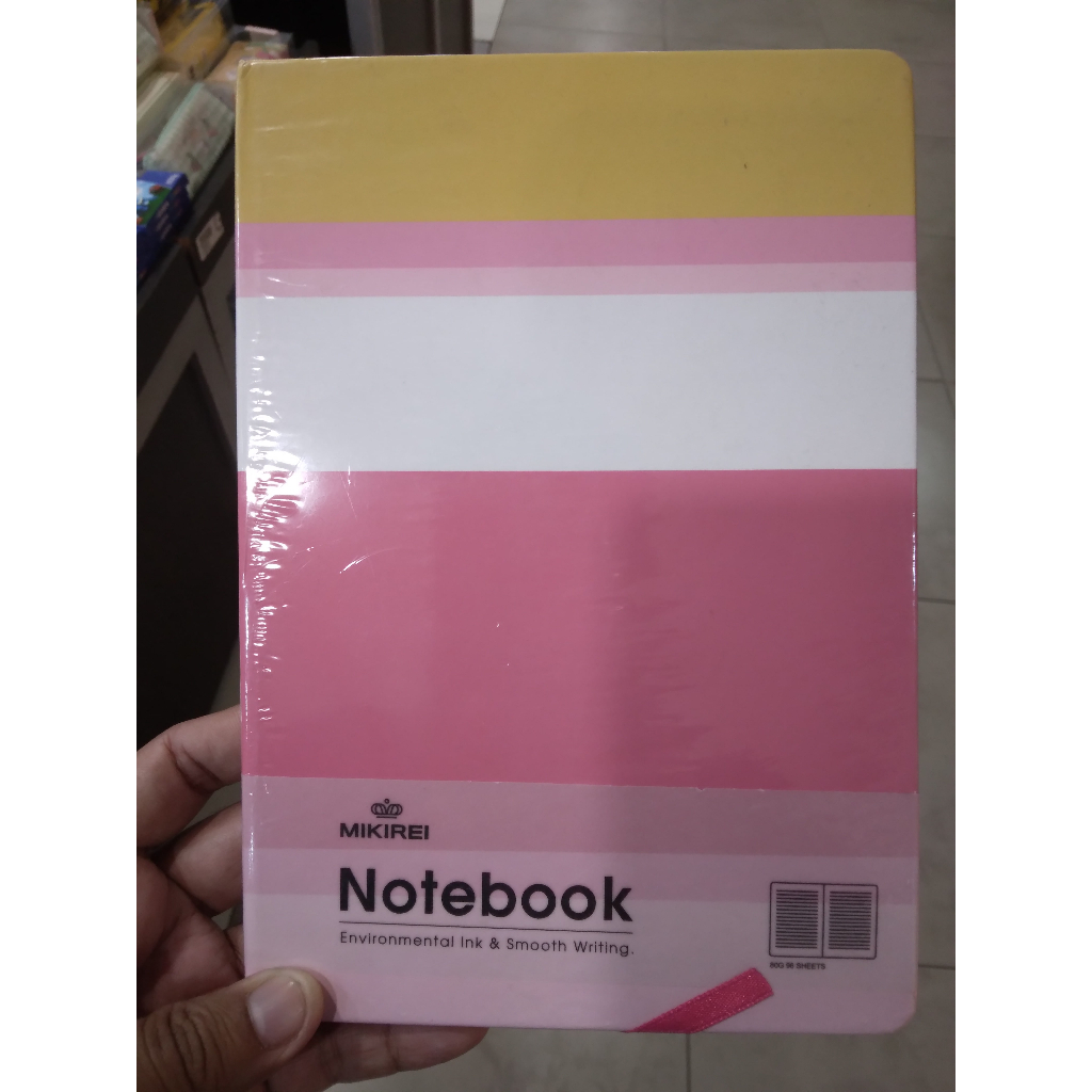 

MIKIREI NOTEBOOK HARDCOVER A5 STRIPE SERIES BG5702