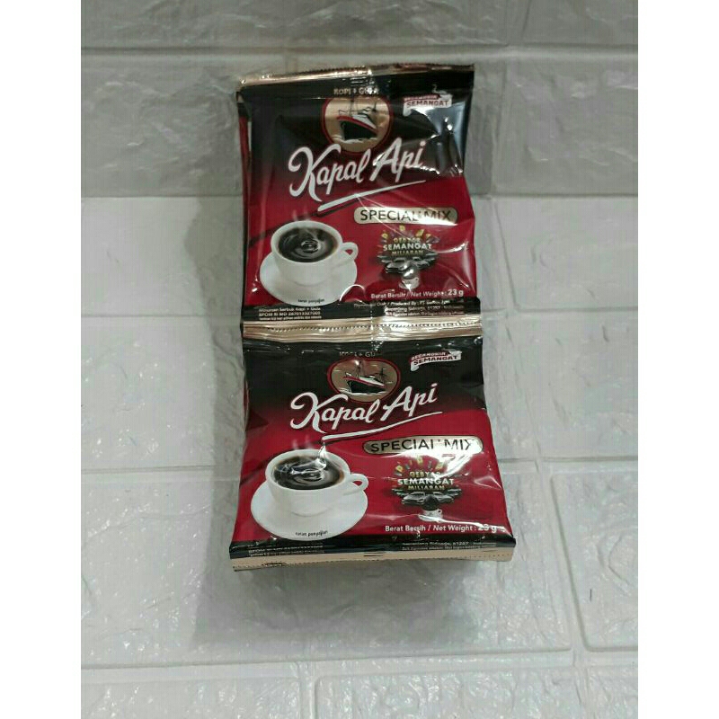 

[omuget152] Ecer/Renceng - Kopi+Gula Kapal Api Special Mix, 23gr