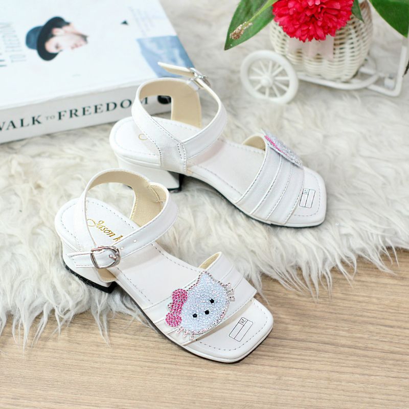 Sandal Pesta Anak Perempuan Tali Kokop Helokitty THK01
