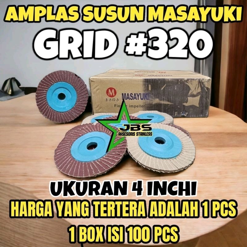 AMPLAS SUSUN GRIT # 320 MASAYUKI