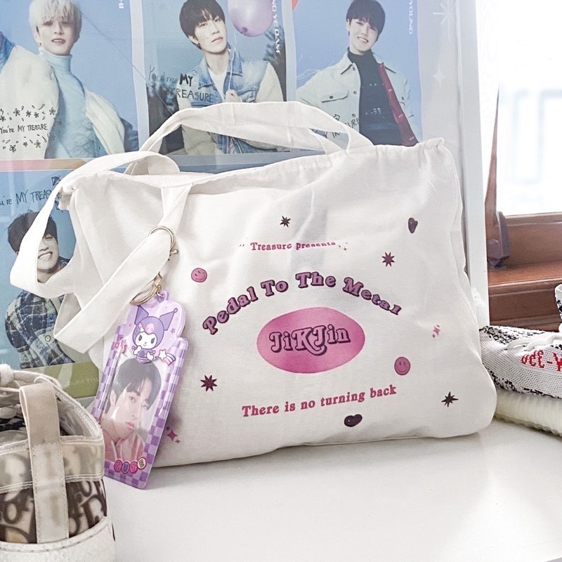 JIKJIN TOTE BAG - TAS TOTEBAG TREASURE KANVAS KPOP