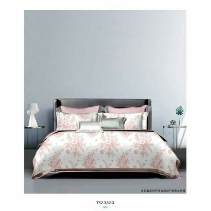 Sprei Set Bedcover Sutra Organik / Sutra Tensel | Ms 01