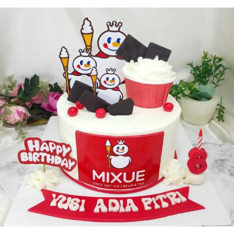 

kue ulang tahun tema mixue