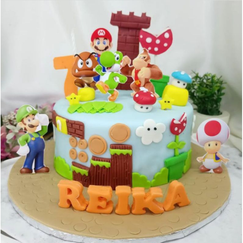 

kue ulang tahun mario