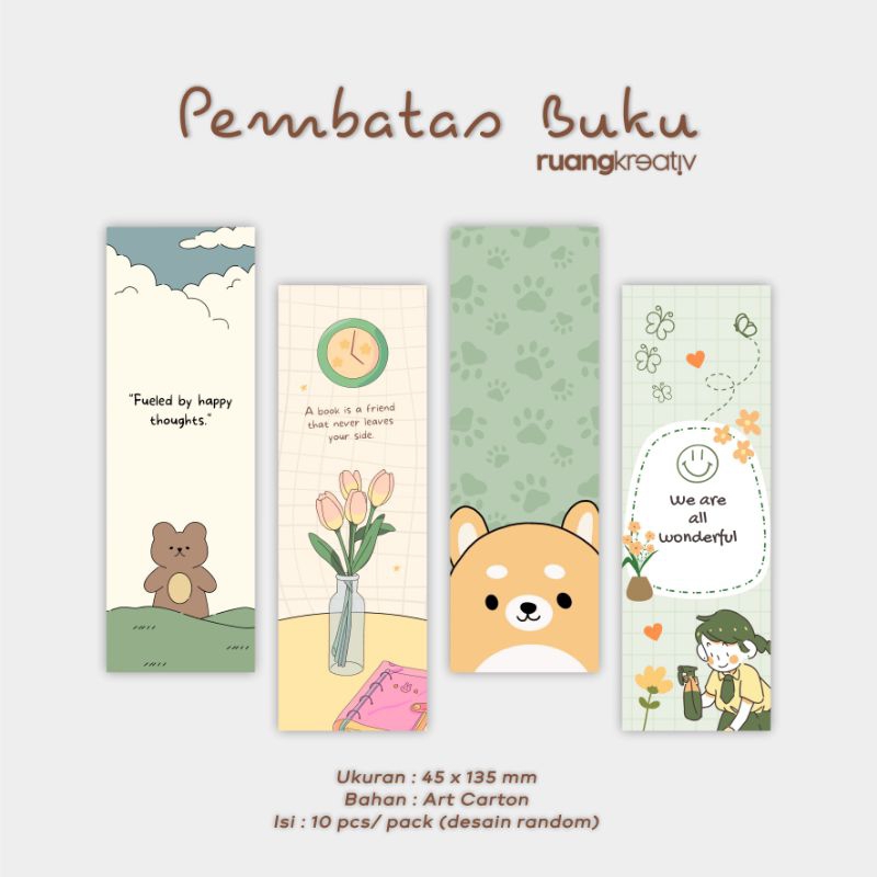 

Pembatas Buku Ruang Kreativ