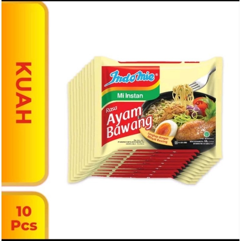 

indomie instan rasa ayam bawang 10pcs