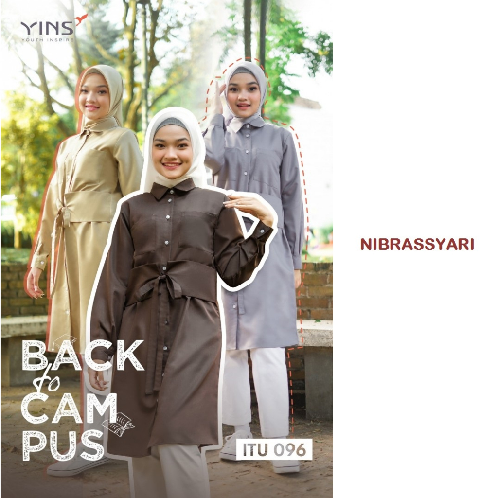 TUNIK INSPIRE YOUTH  ITU 096 / KEMEJA KUALITAS PREMIUM NYAMAN DI PAKAI / TUNIK UNTUK KE KANTORAN / A
