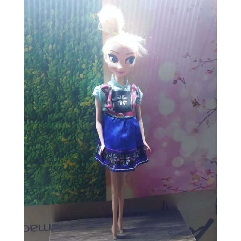 Mainan Boneka Barbie Elsa Frozen preloved