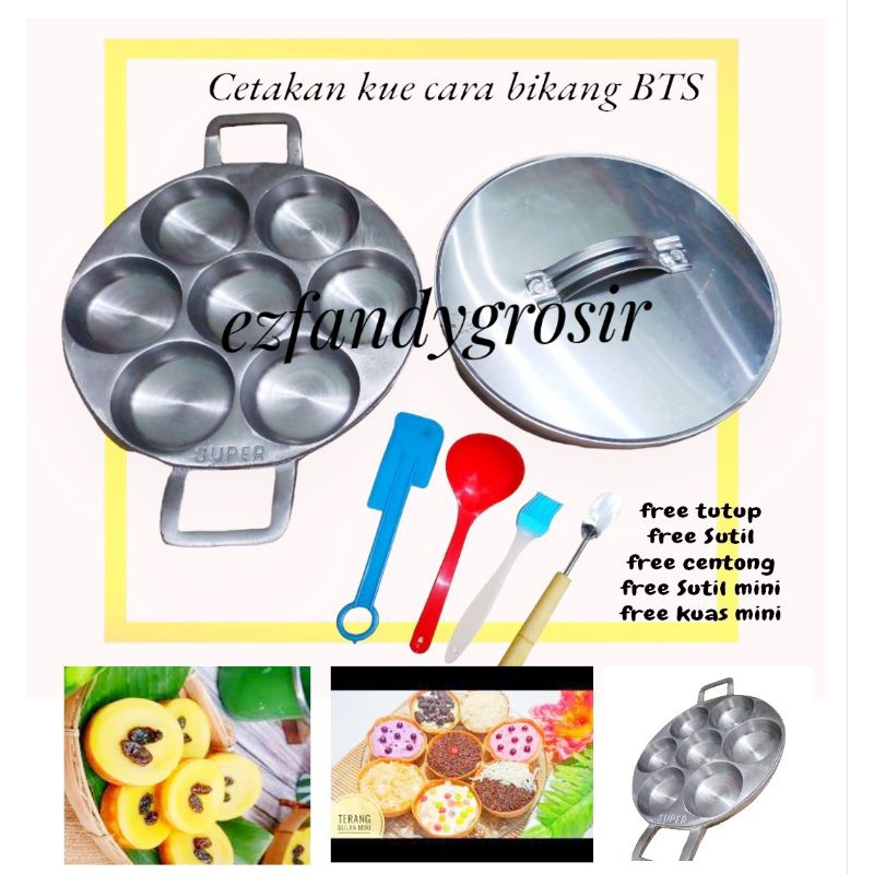 Cetakan kue cara bikang isi 7 tebal BTS MB