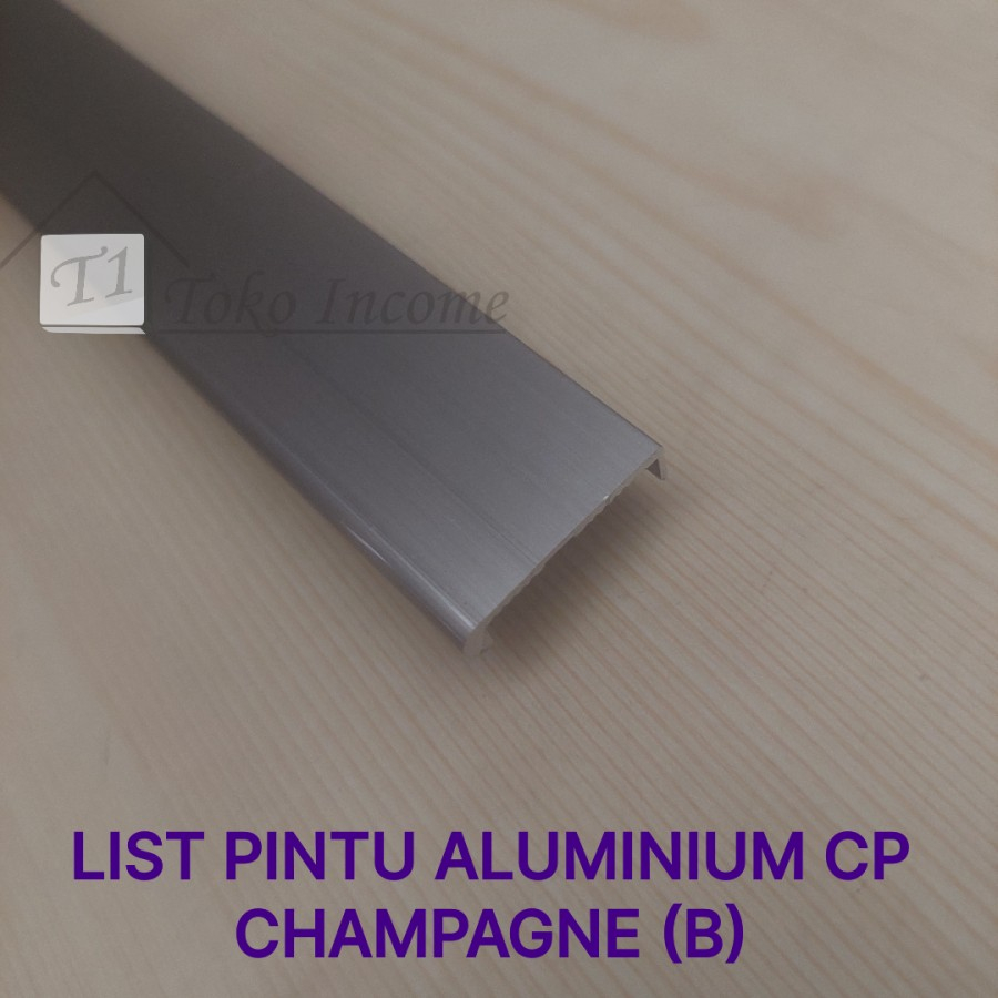 List Pintu Aluminium Lemari CHAMPAGNE Edging Frame Lemari EA 19 CP