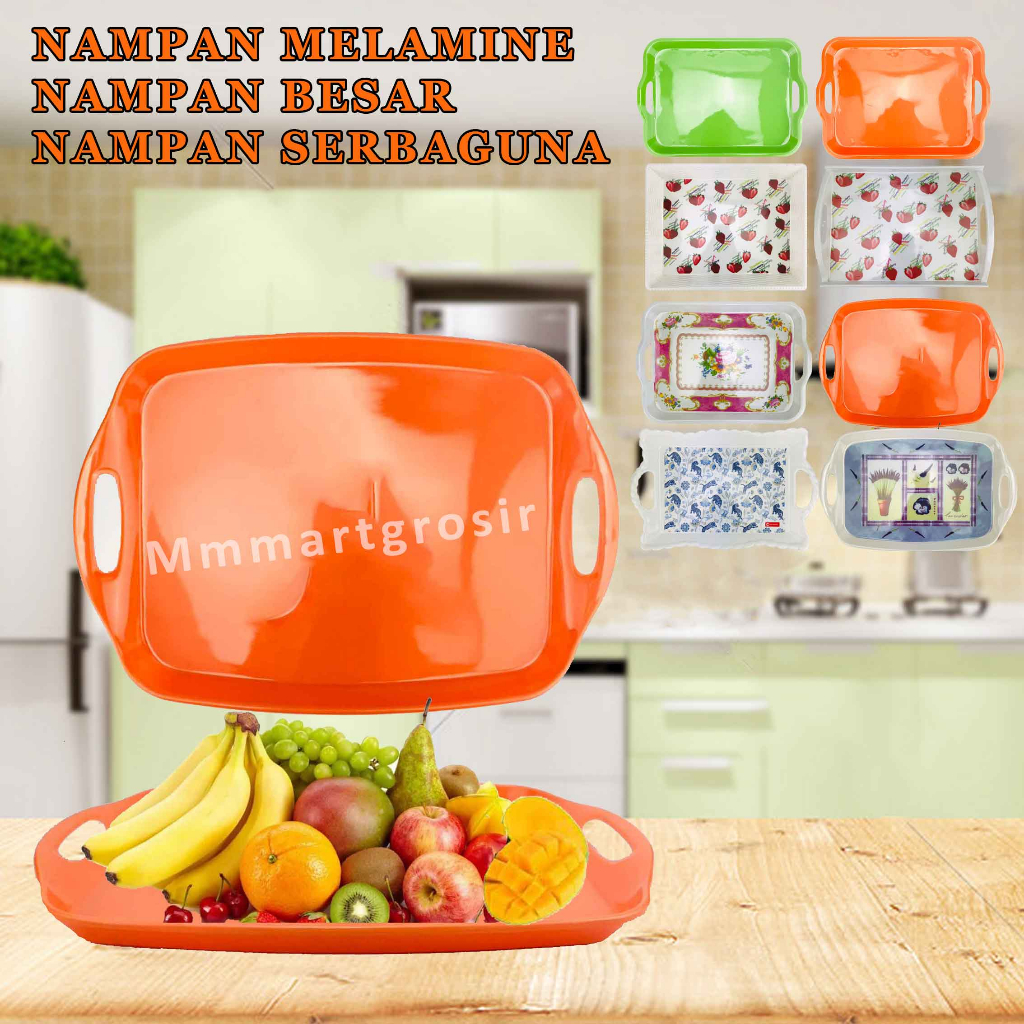 Meishing Nampan / Nampan Persegi / Nampan Melamin