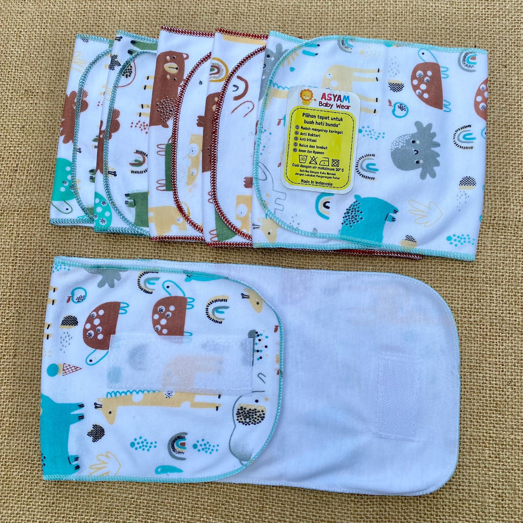 6 Pcs Gurita rekat Bayi Baru Lahir newborn seri gurita ASYAM BABY