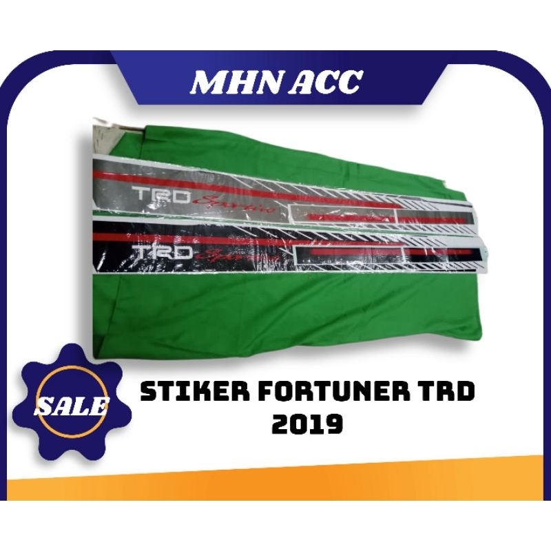 STIKER FORTUNER TRD 2019