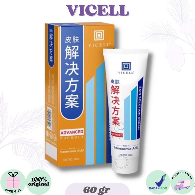 Vicell Skin Solution With Tranexamic acid 60gr ( Penghilang bekas luka )