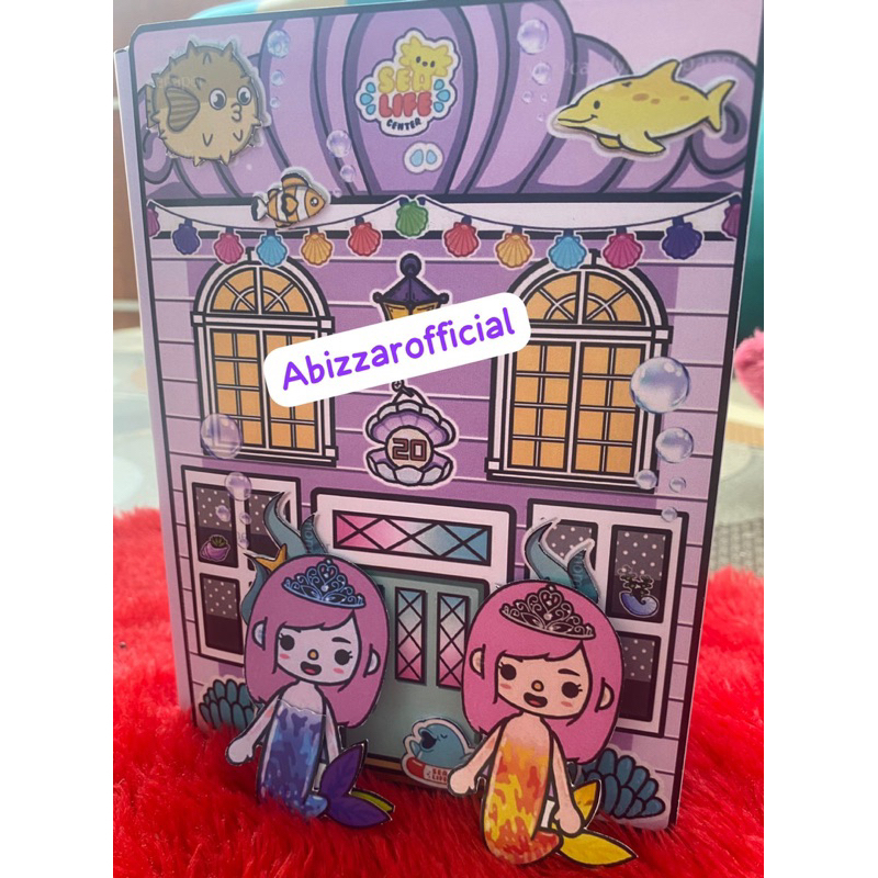 TOCA MERMAID LIFE WORLD QUIET BOOK CUTE HOUSE IN QUIET BOOK BONGKAR PASANG SENDIRI