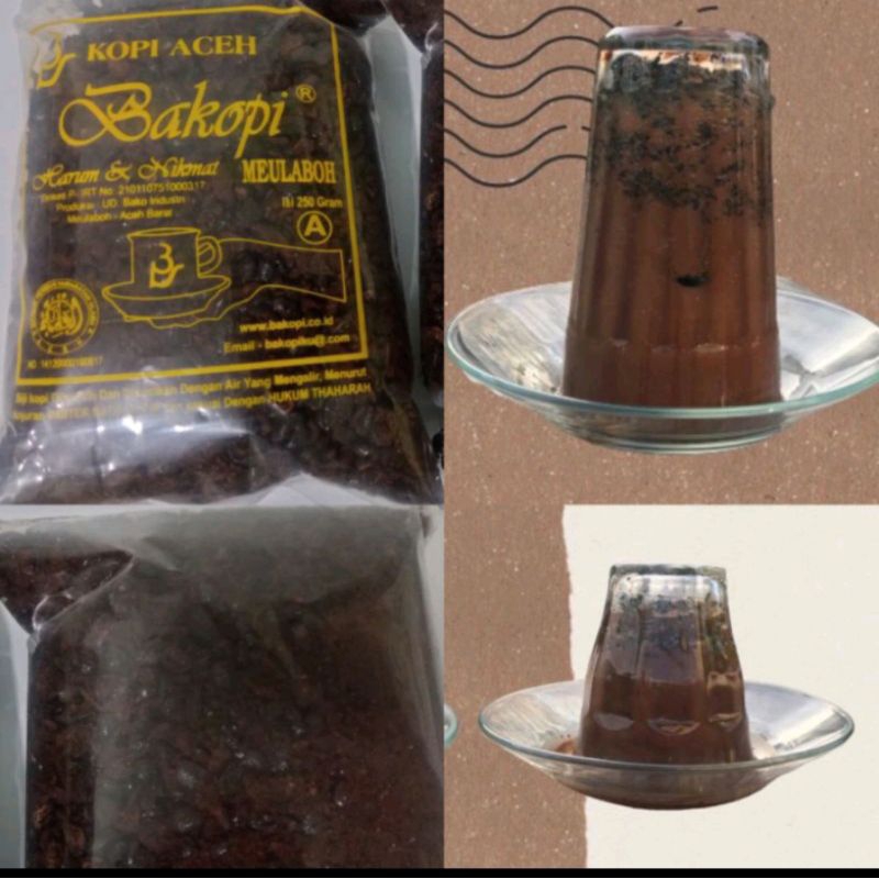 

Bakopi Kopi terbalik Khop Kasar | Bubuk halus 250 gr