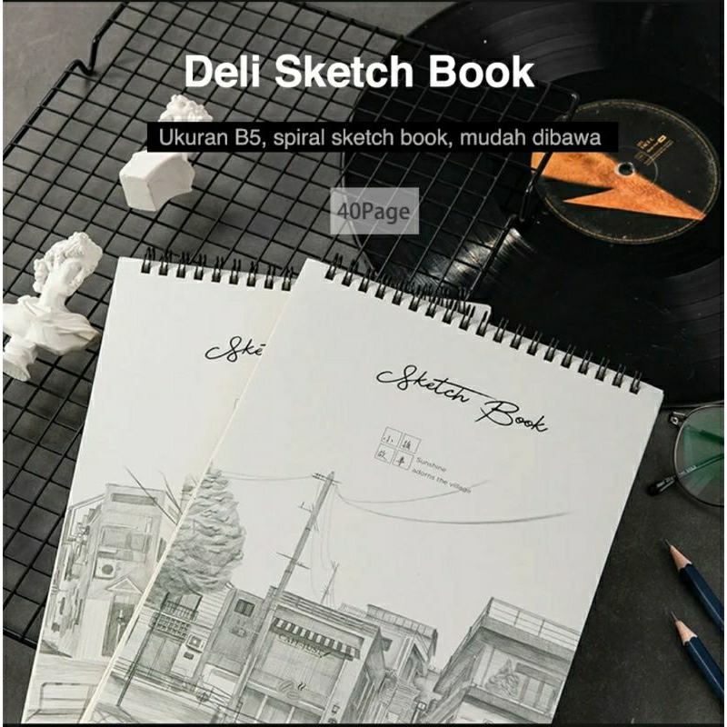 

Sketch Book Buku Sketsa For drawing Peralatan Menggambar/melukis ukuran B5 100gsm