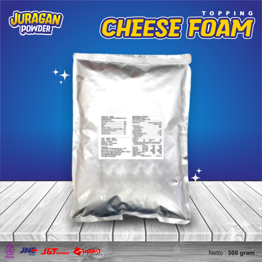 

Premium CREAM CHEESE Topping 500gr / Bubuk Cheese Foam 500gr / Bubuk Cheese Toping 500gr / Bubuk Cheese Cream 500gr / Serbuk Cheese Cream 500gr / Serbuk Cheese Foam 500gr / Serbuk Cheese Toping 500gr