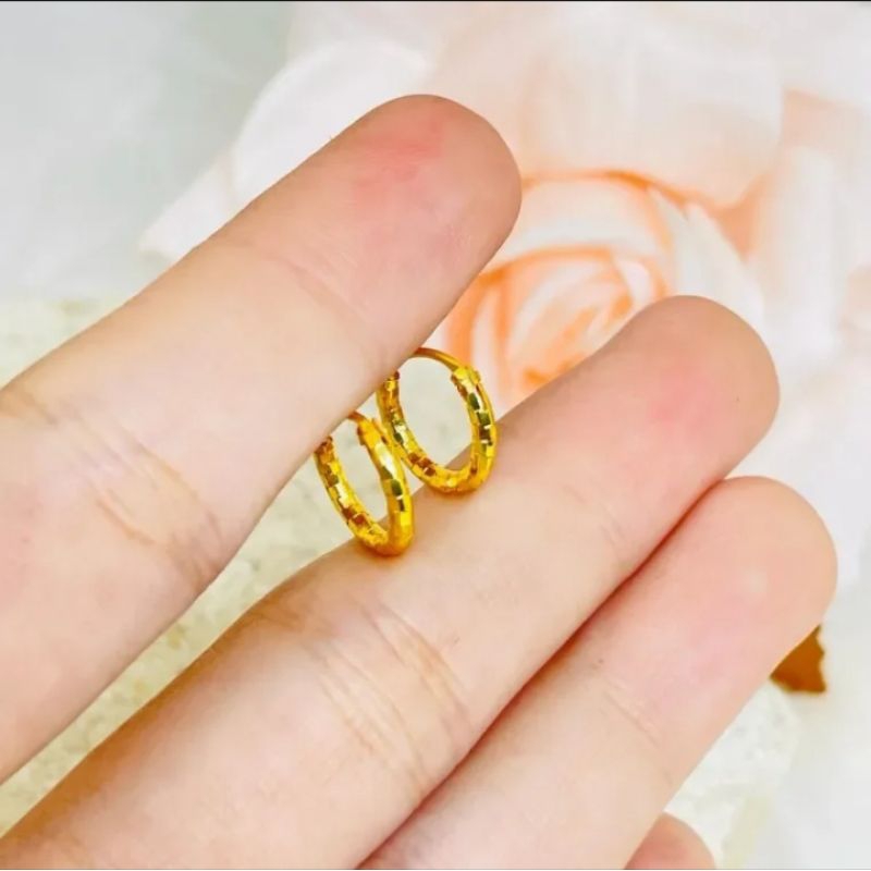 ANTING GIPSY TITANIUM ANAK ANAK BERLAPIS EMAS MUDA