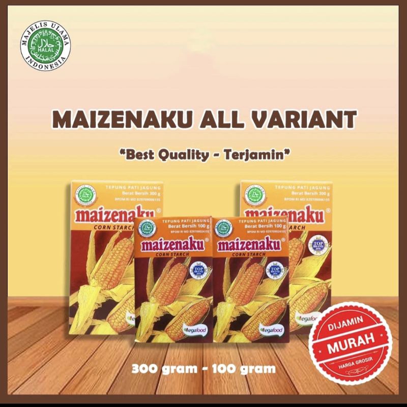 

Maizenaku 100 gram | Trpung Maizena | Corn Starch | Tepung Pati