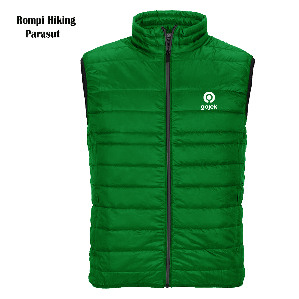 Rompi Motor Pria Parasut, Rompi Original GOJEK_K, Rompi Tebal Anti Air