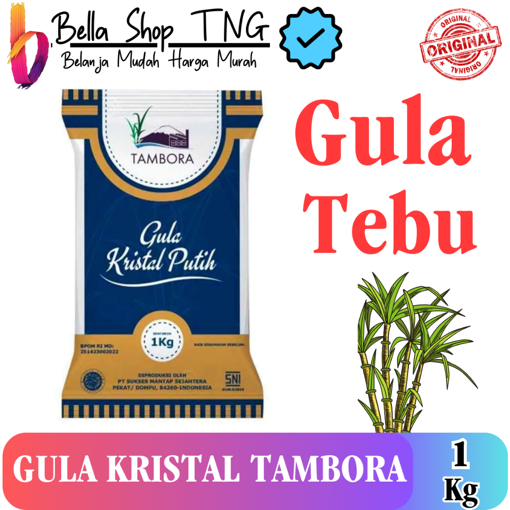 

Tambora Gula Kristal Putih 1 Kg