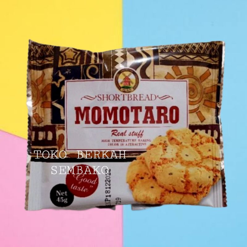 

AOKA Kukis ShortBread MOMOTARO Rasa Original 45gr -1 BUNGKUS