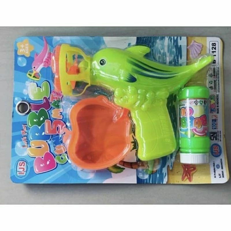 Mainan Bubble Pistol Gelembung Sabun Electrik Otomatis