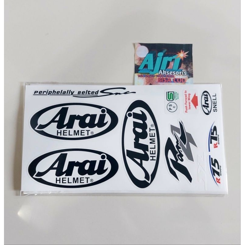 Setiker set Arai ram4