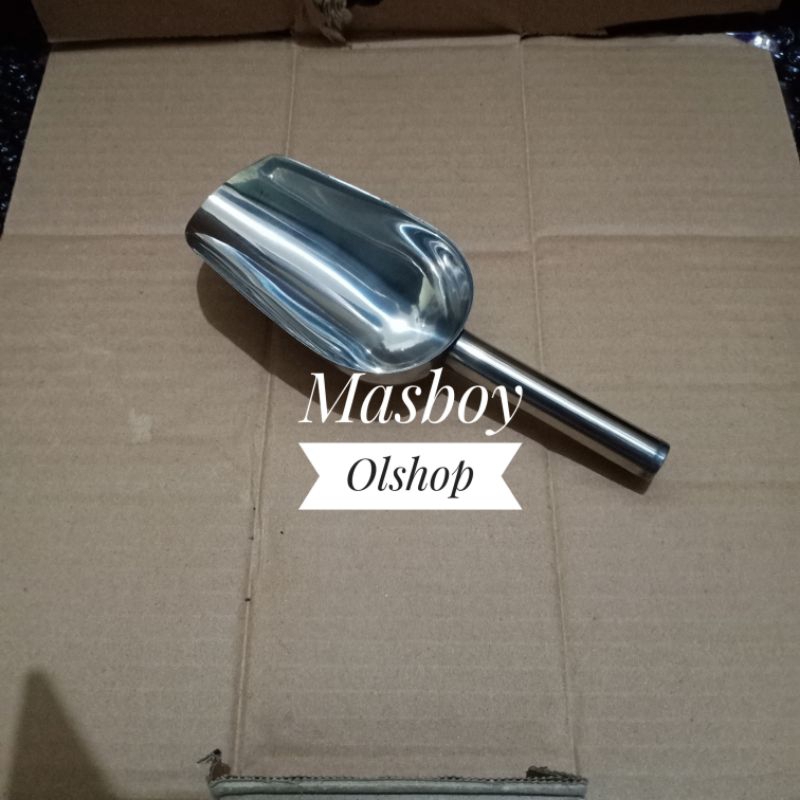 Sekop Es Batu / Sekop Gula / Sekop Terigu Stainles Kecil