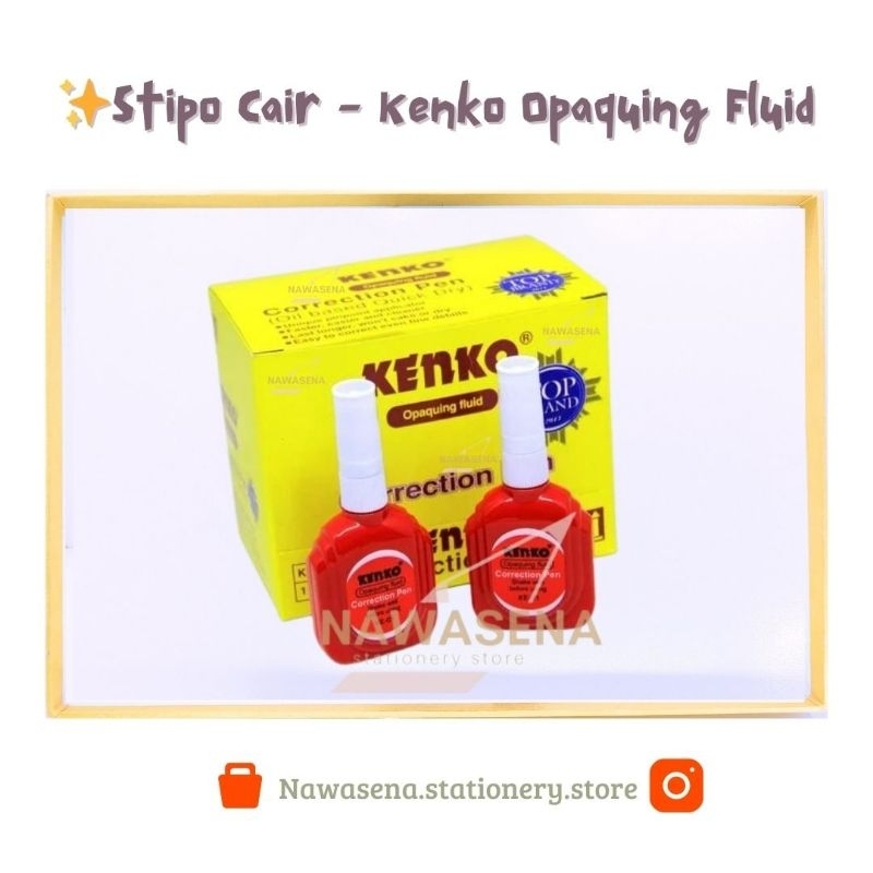 

✨Kenko - Correction Tape Stipe TipeX Tape X Tip Ex Cair KE-01 Tipe X