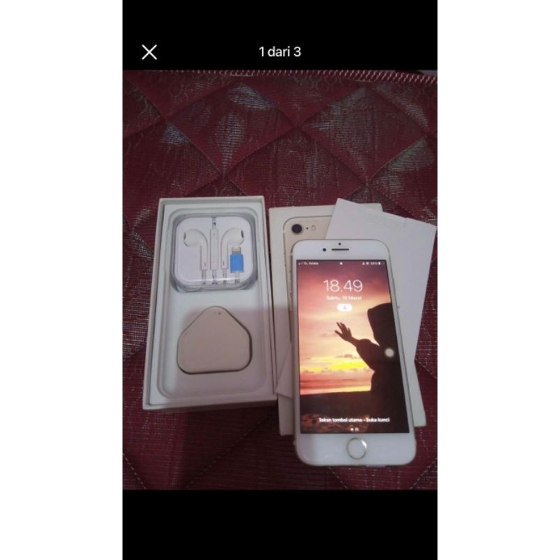 second rasa baru iPhone 7 128gb fullset