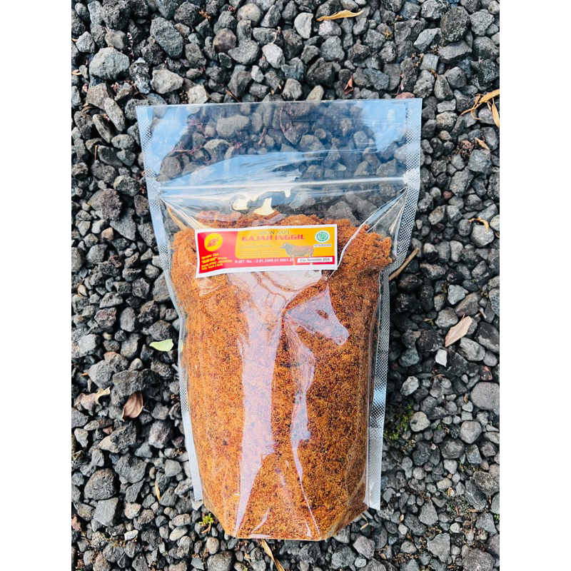 

(PACKING BUBBLE) ABON GAJAH INGGIL 1KG