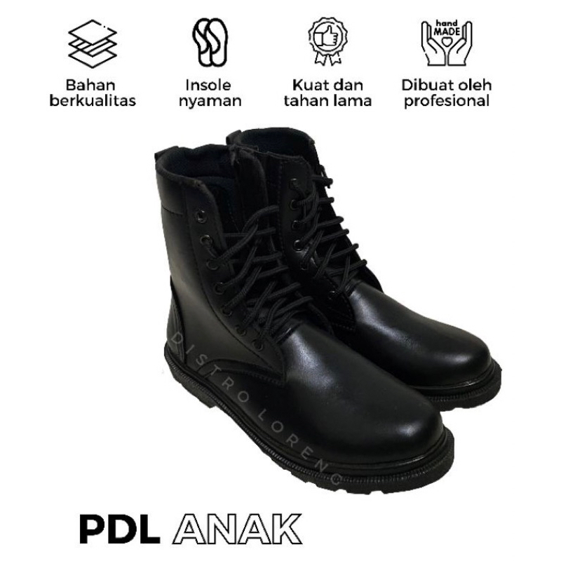 Sepatu PDL Anak / Sepatu Laras anak