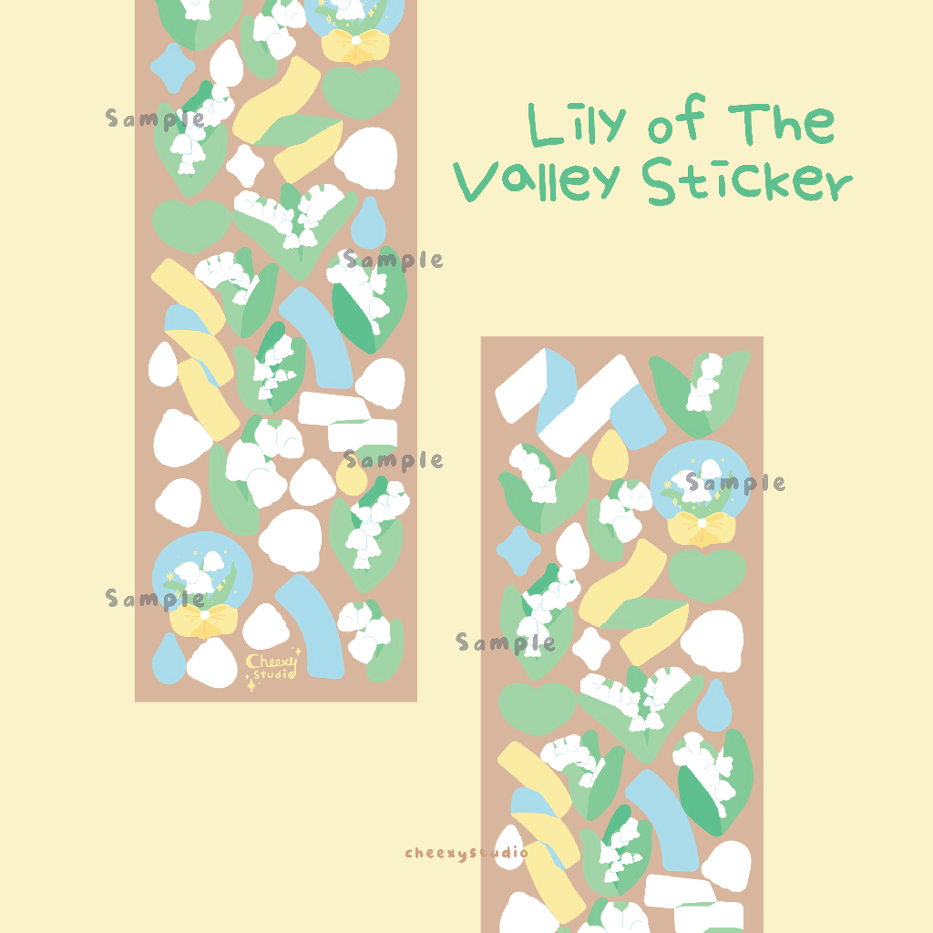 

Lily of the valley PVC Sticker