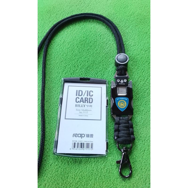 

lanyard id card holder logo DIV HUBINTER
