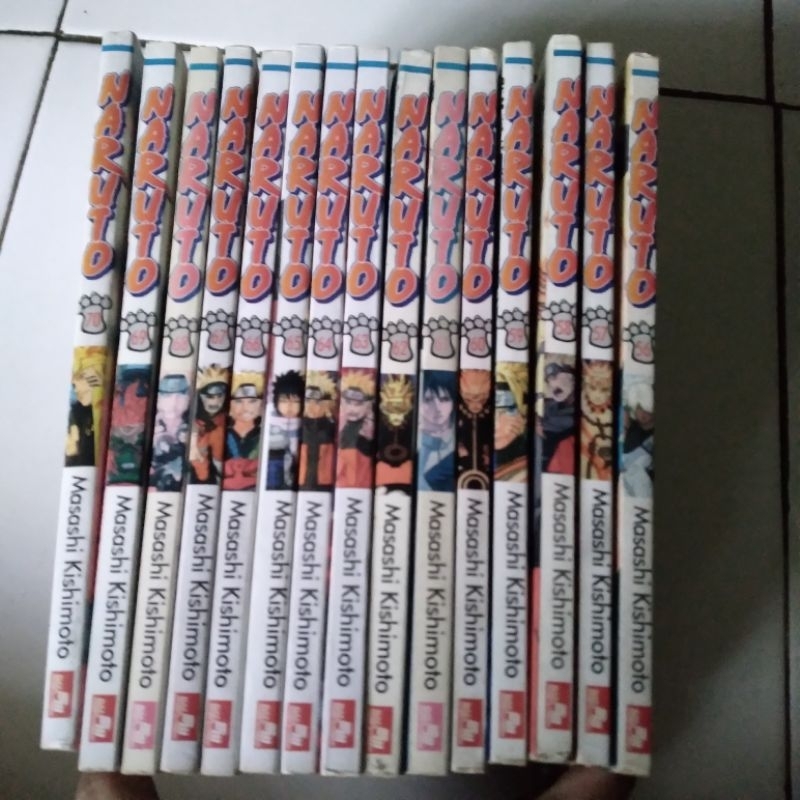 Komik Naruto vol 56-70 Fullset Original