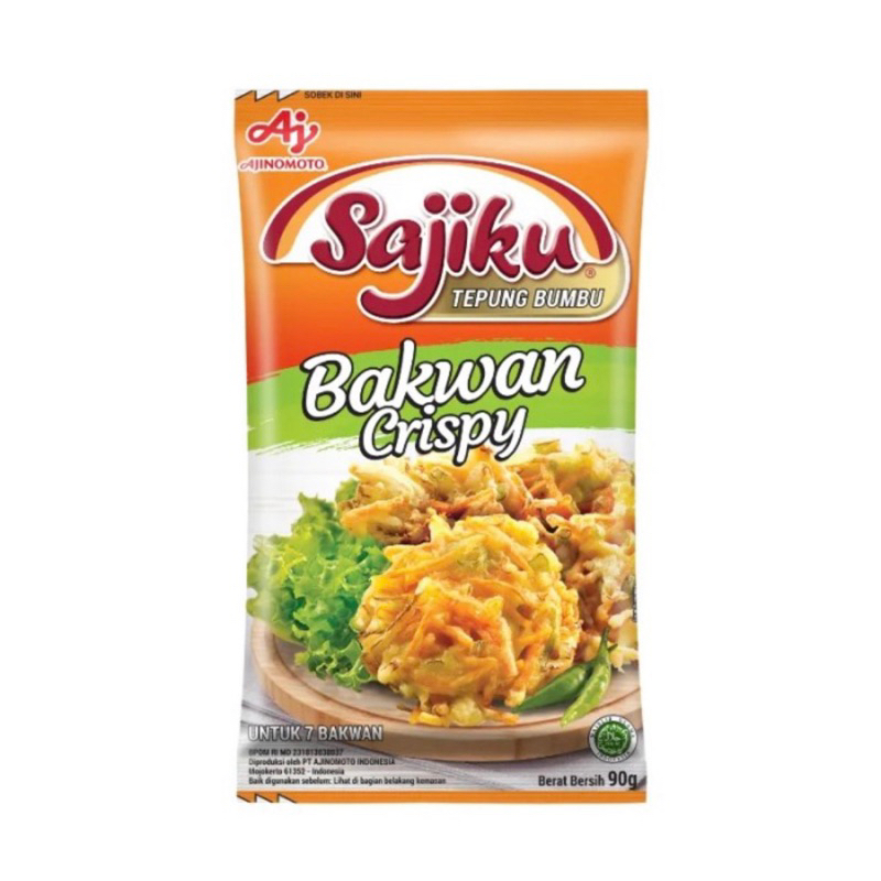 

Sajiku Tepung Bumbu Bakwan Krispy 90g