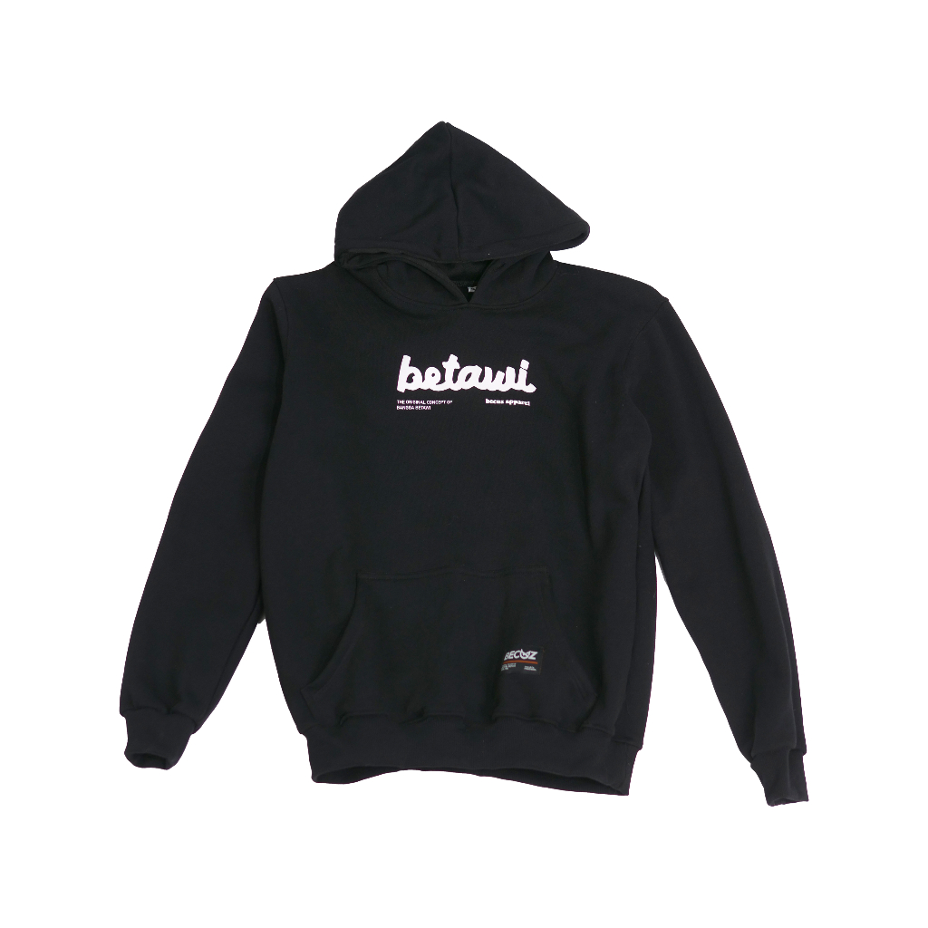 BECUZ Apparel Hoodie Betawi - Hitam