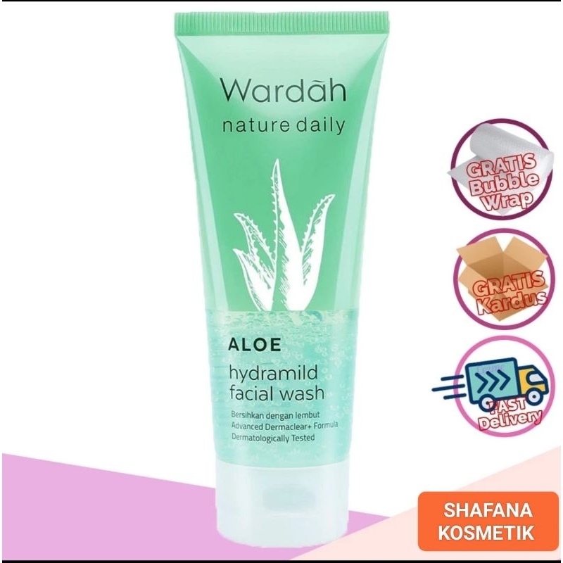 WARDAH ALOE HYDRAMILD FACIAL WASH | WARDAH SABUN CUCI MUKA ALOE VERA