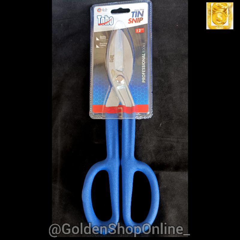 Gunting Seng 12" Toho / Tin Snip Toho 12" / Gunting Plat Baja Ringan