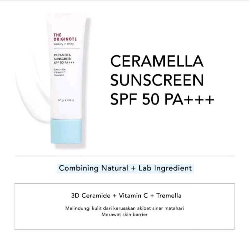 The Originote Ceramella Sunscreen SPF 50 PA++++ sunscreen The Originote